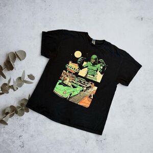 Creature From The Black Lagoon Horror Graphic Short Sleeve T Shirt Black XL